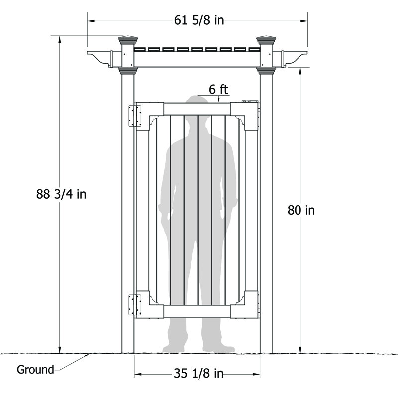 Zippity Outdoor Products Zippity Hampton Vinyl Enclosure Outdoor Shower